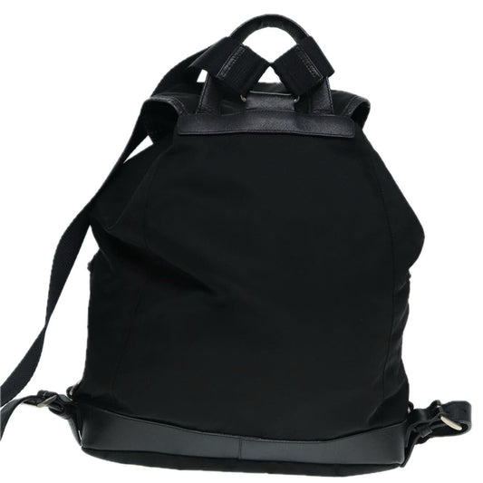 Luxury Prada Backpack Nylon Black Silver 89040