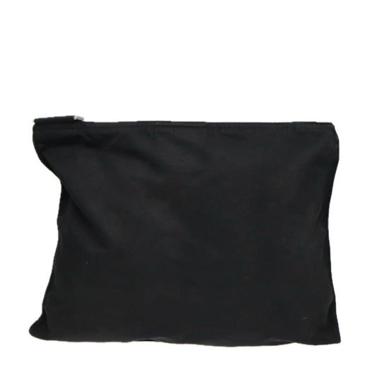 Luxury Prada Shoulder Bag Nylon Black Silver 89130