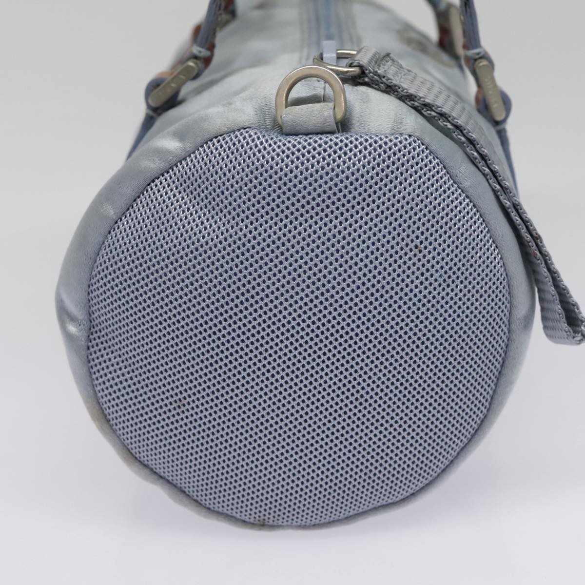 Luxury Prada Hand Bag Satin Light Blue 89783