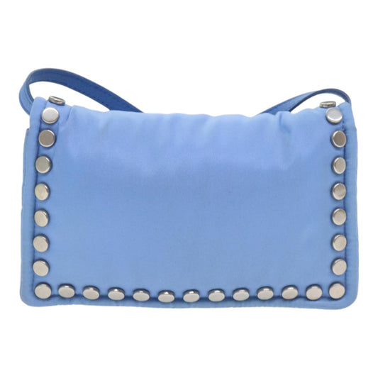 Luxury Prada Shoulder Bag Nylon Blue 89790