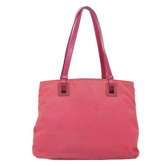 Luxury Prada Tote Bag Nylon Pink 89791