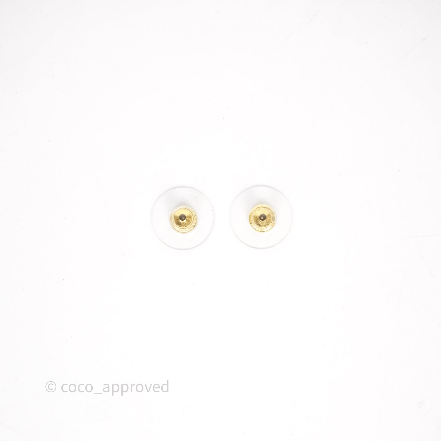 Chanel CC Earrings Gold Tone 26P