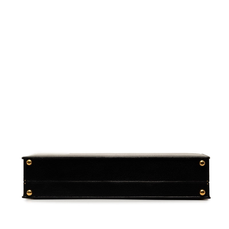 Luxury Gucci Trending 2025 Briefcase Black Leather Luxury Gucci Trending 2025