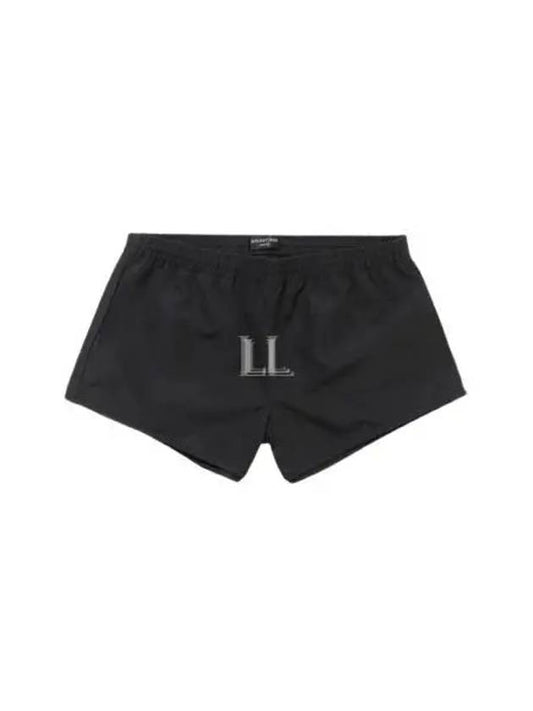 Luxury Balenciaga Running Shorts Black
