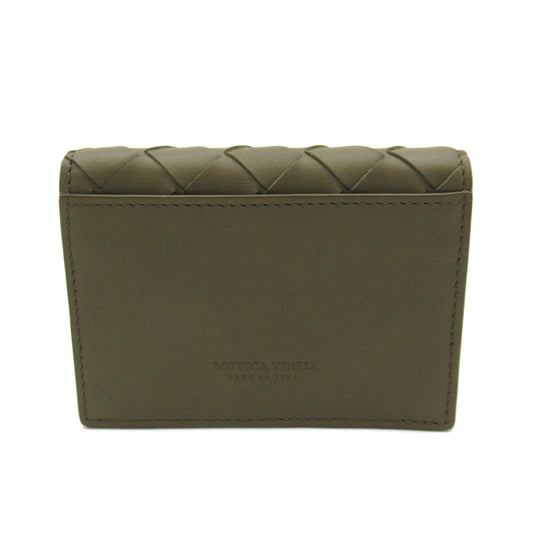 Luxury Bottega Veneta Leather Card Wallet