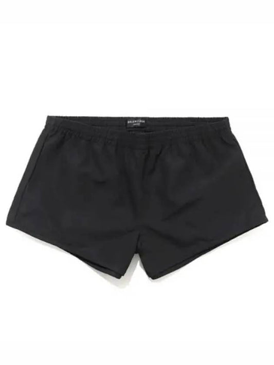 Luxury Balenciaga Running Shorts Black
