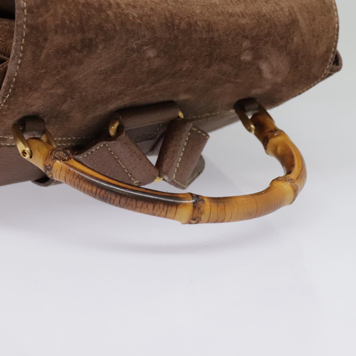 Luxury Gucci Trending 2025 Bamboo Suede Backpack Bag