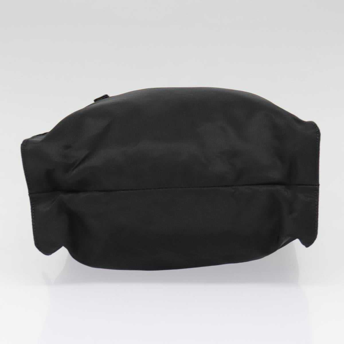 Luxury Prada Tote Bag Nylon Black Silver 90412