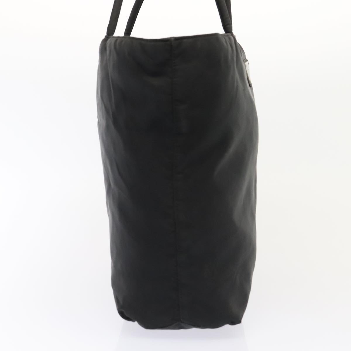 Luxury Prada Tote Bag Nylon Black Silver 90581