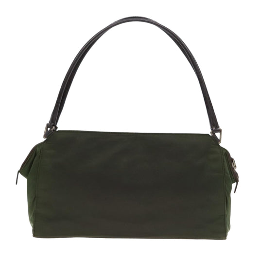 Luxury Prada Shoulder Bag Nylon Khaki 90781