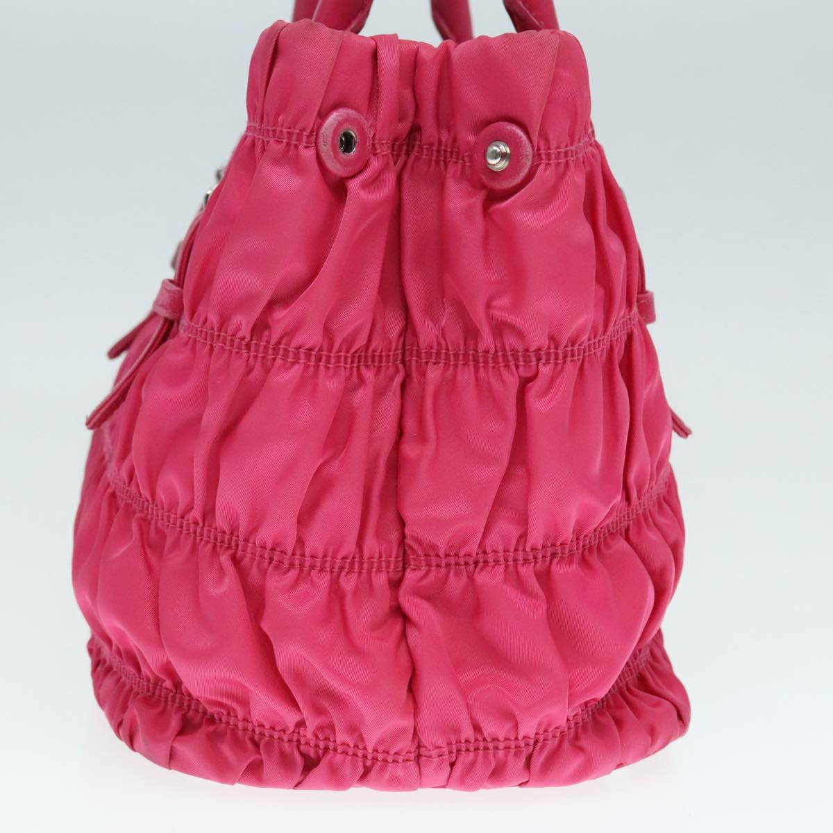 Luxury Prada Hand Bag Nylon 2way Pink 91015