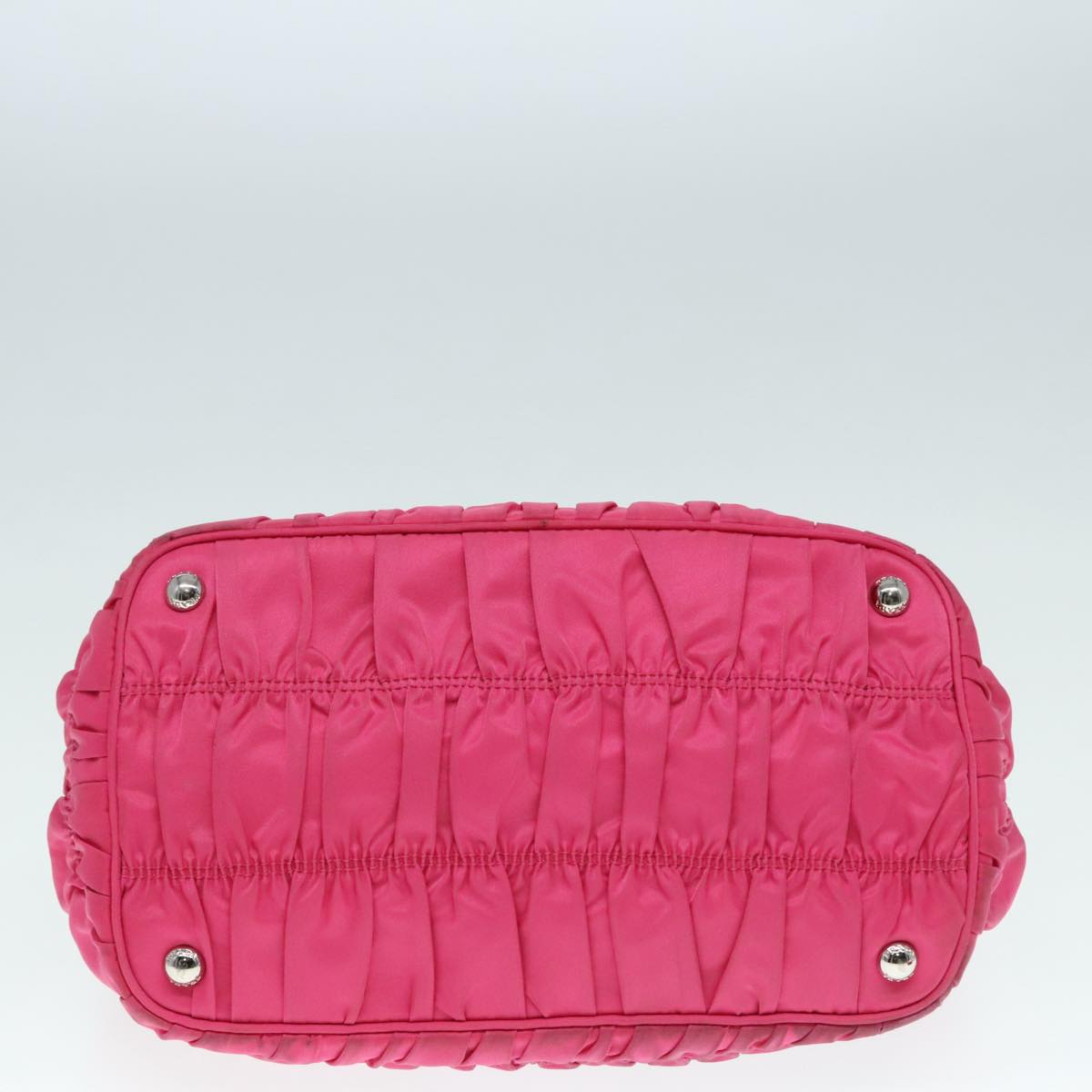 Luxury Prada Hand Bag Nylon 2way Pink 91015