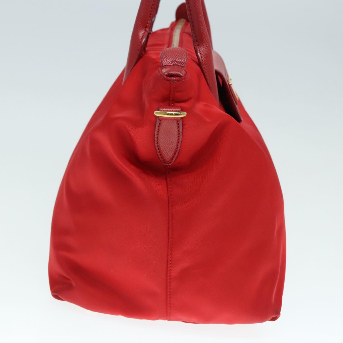 Luxury Prada Hand Bag Nylon Red 91016