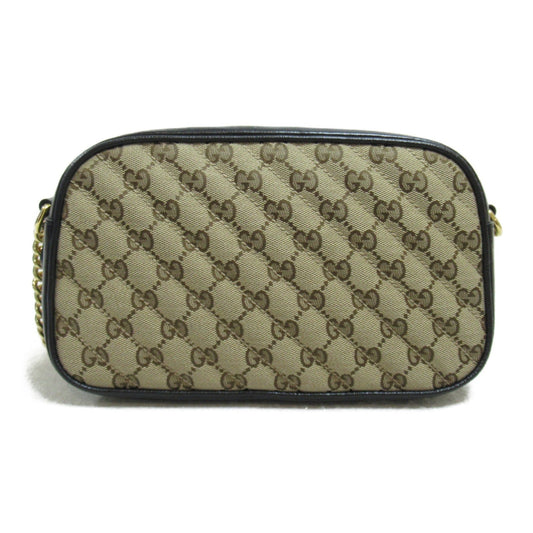 Luxury Gucci Trending 2025 GG Marmont Shoulder bag Shoulder bag GG canvas Leather Beige Black