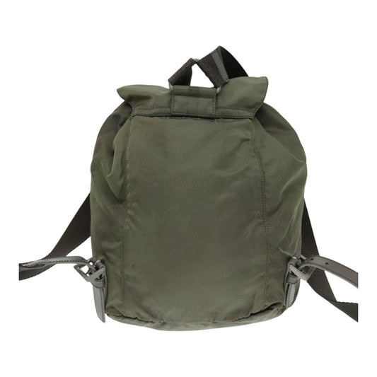 Luxury Prada Backpack Nylon Khaki 91606
