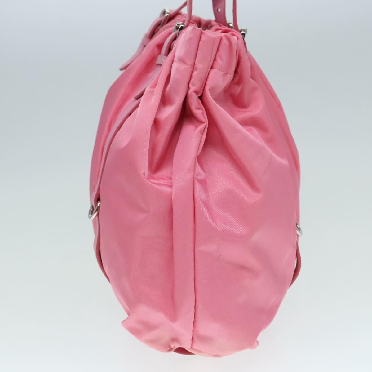 Luxury Prada Tote Bag Nylon Pink 91607