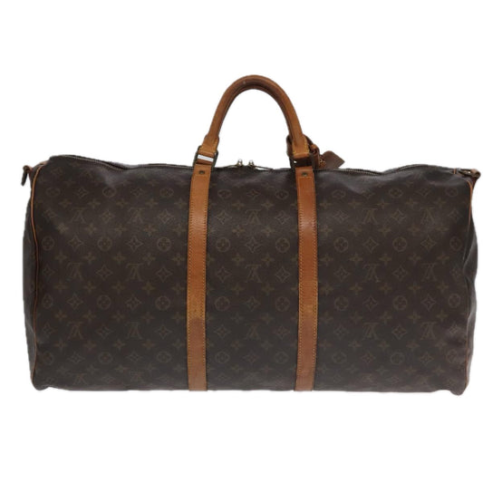 LOUIS VUITTON Monogram Keepall Bandouliere 60 Boston Bag M41412 LV 91761