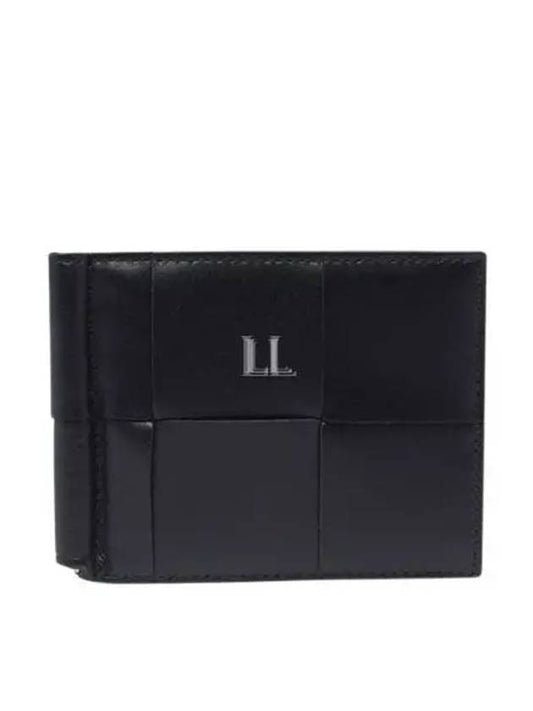 Luxury Bottega Veneta Cassette Money Clip Card Wallet Black
