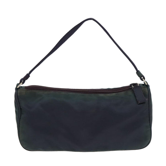 Luxury Prada Accessory Pouch Nylon Purple Silver 92907