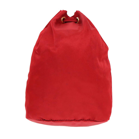 Luxury Prada Pouch Nylon Red 93502