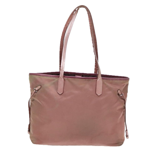 Luxury Prada Tote Bag Nylon Pink 93504