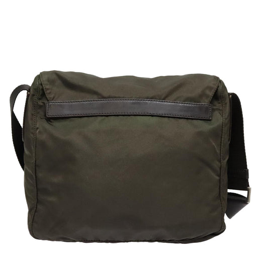 Luxury Prada Shoulder Bag Nylon Brown 93547