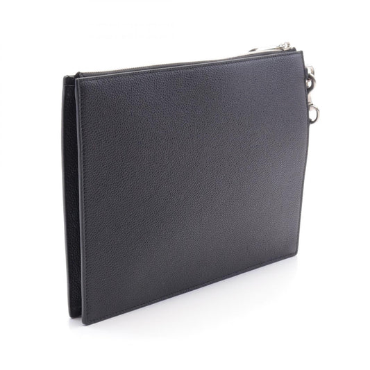 Luxury Gucci Trending 2025 GG Supreme Clutch bag Leather PVC Coated Canvas Black