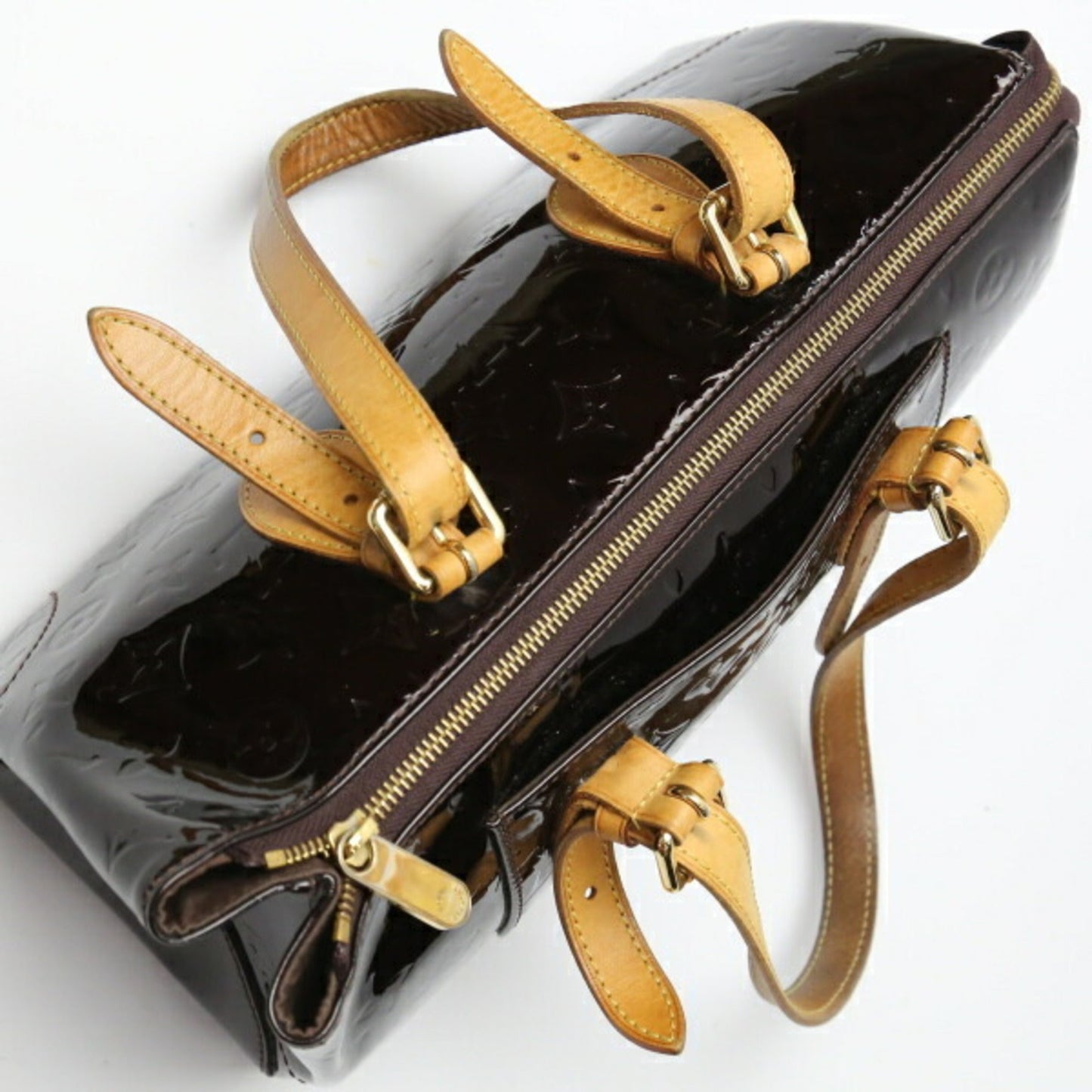 Louis Vuitton Rosewood Patent Leather Shoulder Bag ()