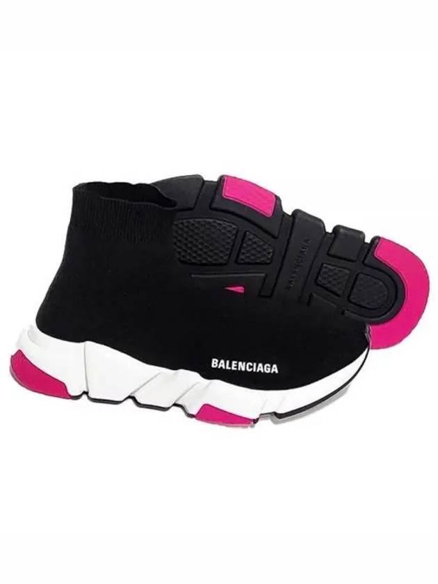 Luxury Balenciaga Speed High Top Sneakers Black