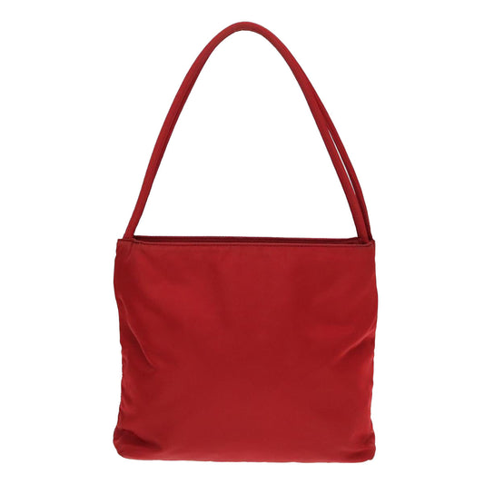 Luxury Prada Tote Bag Nylon Red 93876