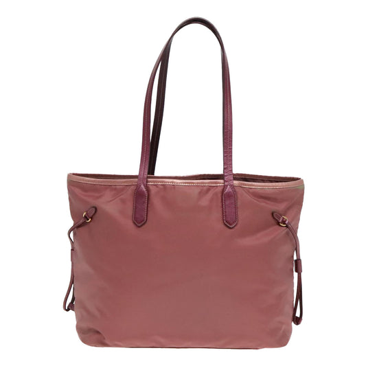 Luxury Prada Tote Bag Nylon Pink 93878
