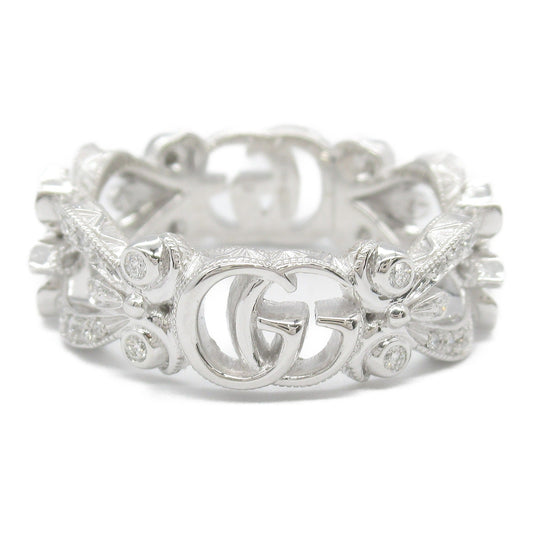 Luxury Gucci Trending 2025 Flora flower motif Diamond Ring Ring Ring K18WG (white gold) Diamond Clear