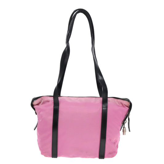 Luxury Prada Shoulder Bag Nylon Pink 93998