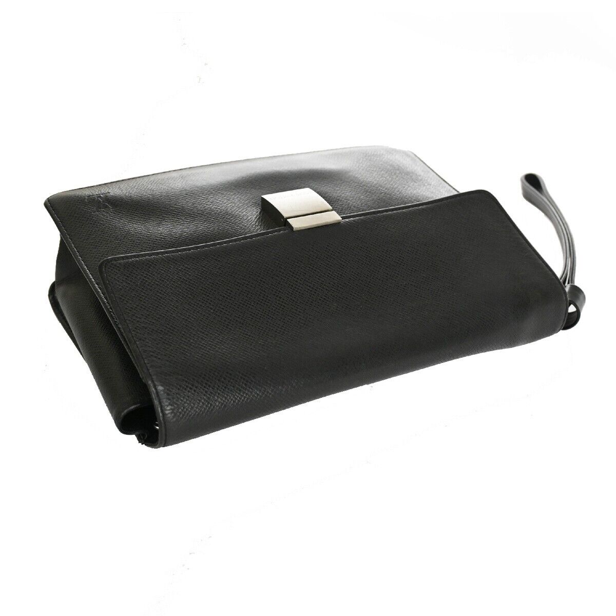 Louis Vuitton Selenga Leather Clutch Bag ()