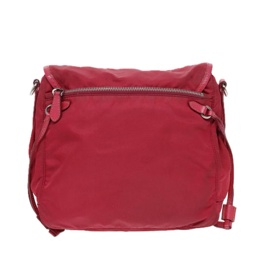 Luxury Prada Shoulder Bag Nylon Pink 94004