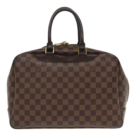 LOUIS VUITTON Damier Ebene Deauville Hand Bag SPO N47272 LV 94378