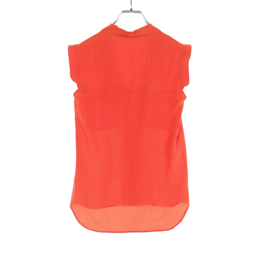 Luxury Gucci Trending 2025 Blouse No sleeve Silk Orange