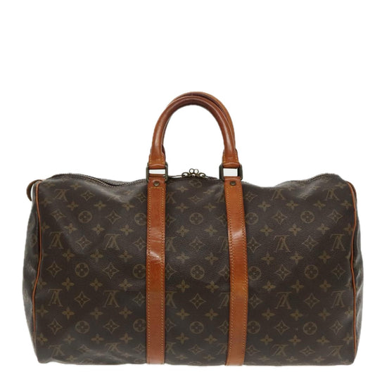 LOUIS VUITTON Monogram Keepall 45 Boston Bag M41428 LV 94820