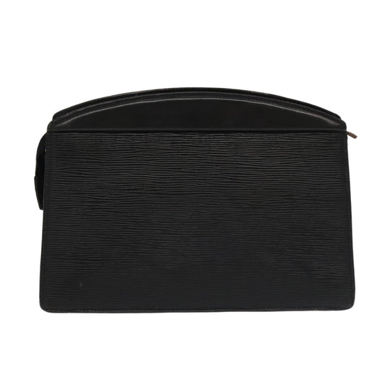 LOUIS VUITTON Epi Trousse Crete Pouch Black M48402 LV 95239
