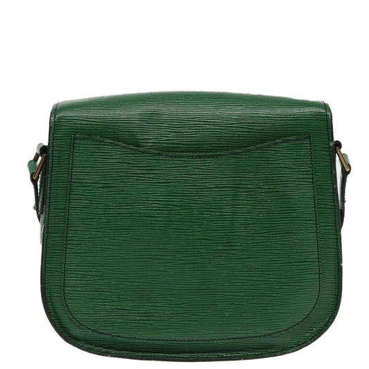 LOUIS VUITTON Epi Saint Cloud GM Shoulder Bag Green M52194 LV 95451