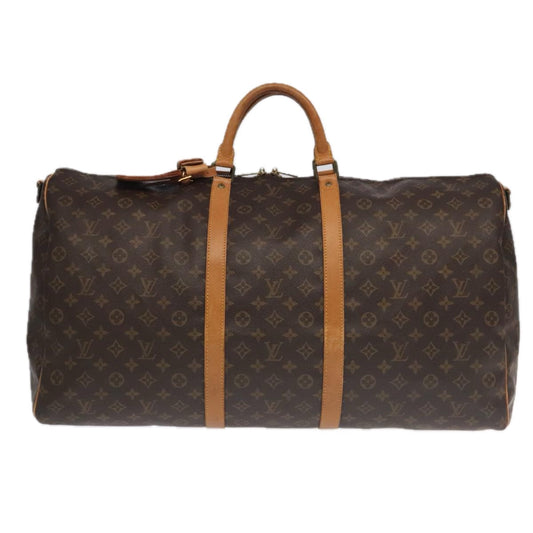 LOUIS VUITTON Monogram Keepall Bandouliere 60 Boston Bag M41412 LV 95537