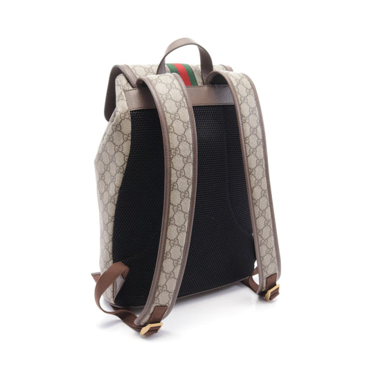 Luxury Gucci Trending 2025 Ophidia GG Supreme Backpack Rucksack PVC Beige Multicolor
