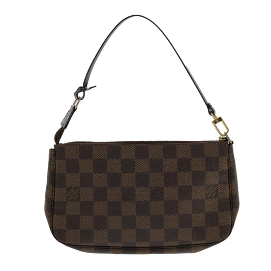 LOUIS VUITTON Damier Ebene Pochette Accessoires Pouch N41206 LV 95986