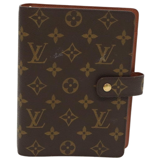 LOUIS VUITTON Monogram Agenda MM Day Planner Cover R20105 LV 96098