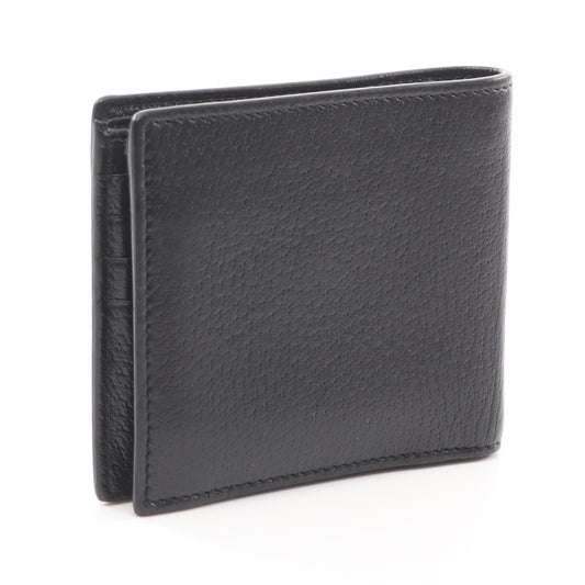 Luxury Gucci Trending 2025 GG Marmont Bi-fold wallet Leather Black