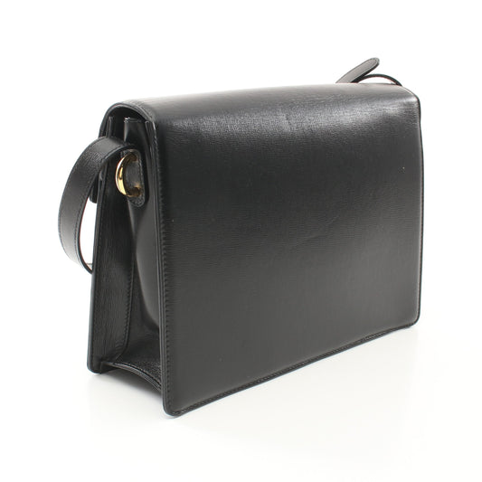 Luxury Gucci Trending 2025 GG logo Shoulder bag Leather Black