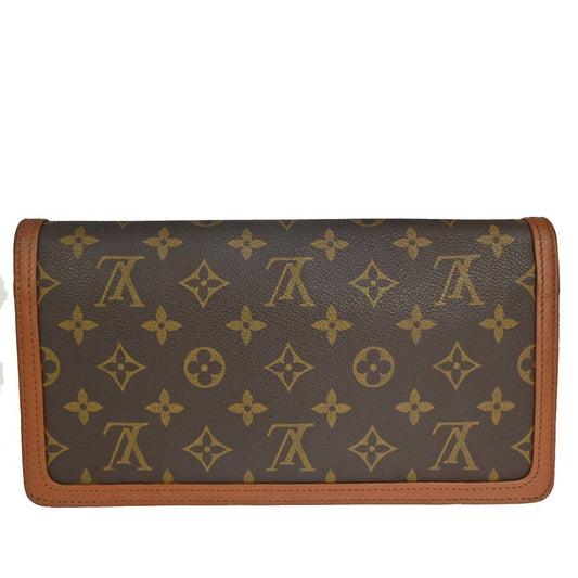 Louis Vuitton Pochette Dame Canvas Clutch Bag ()