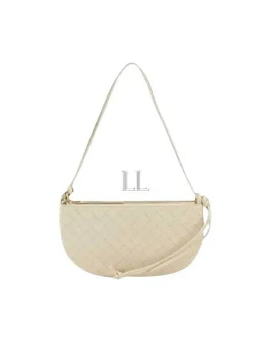 Luxury Bottega Veneta Intrecciato Shoulder Bag Cream