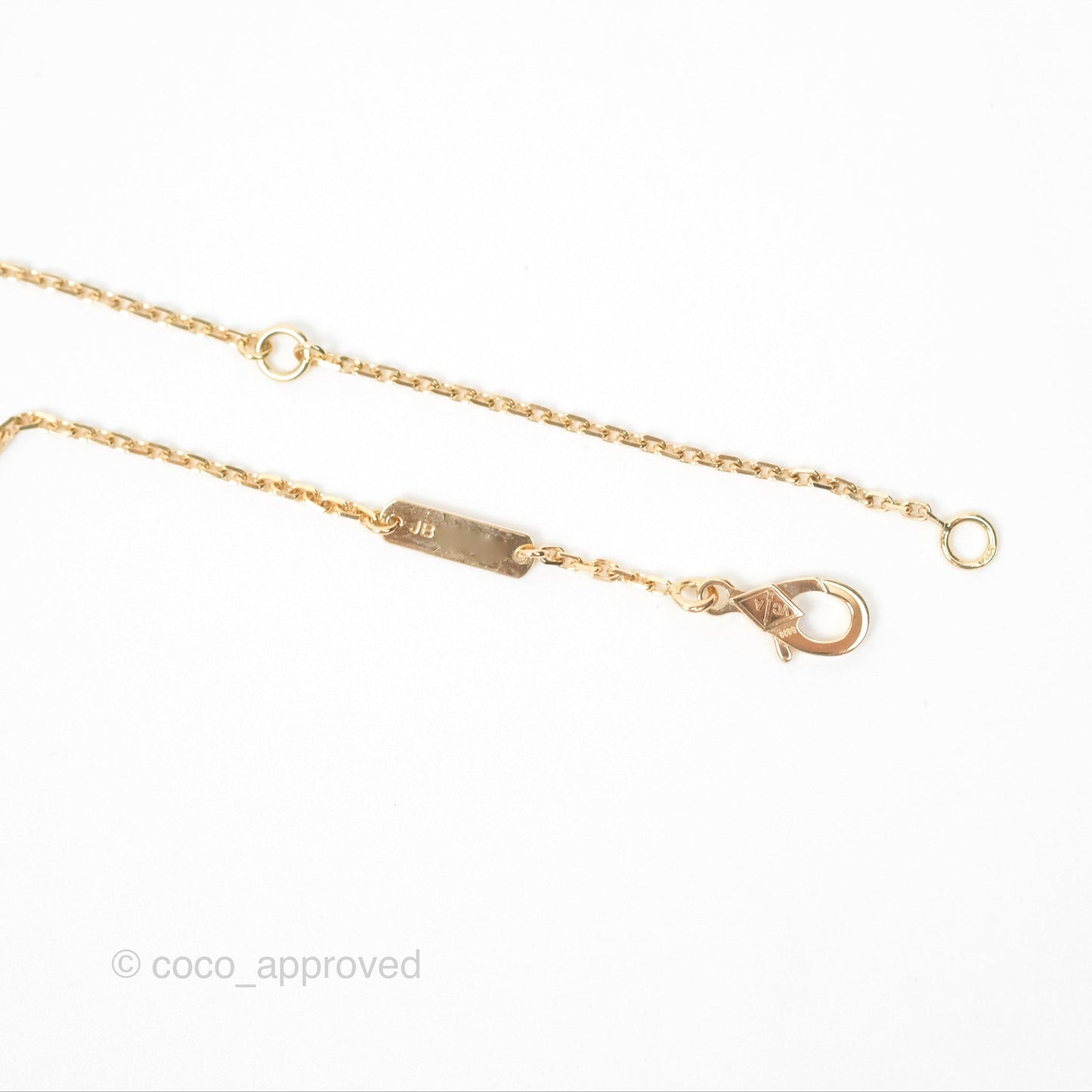 Van Cleef & Arpels Vintage Alhambra Pendant Necklace White Mother-of-pearl Yellow Gold