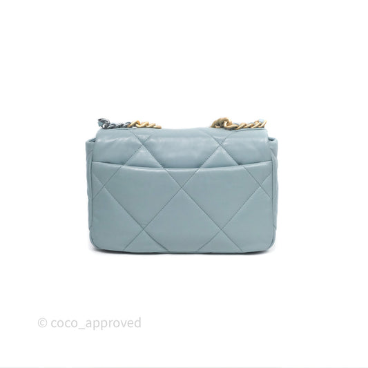 Chanel 19 Small Blue Mixed Hardware